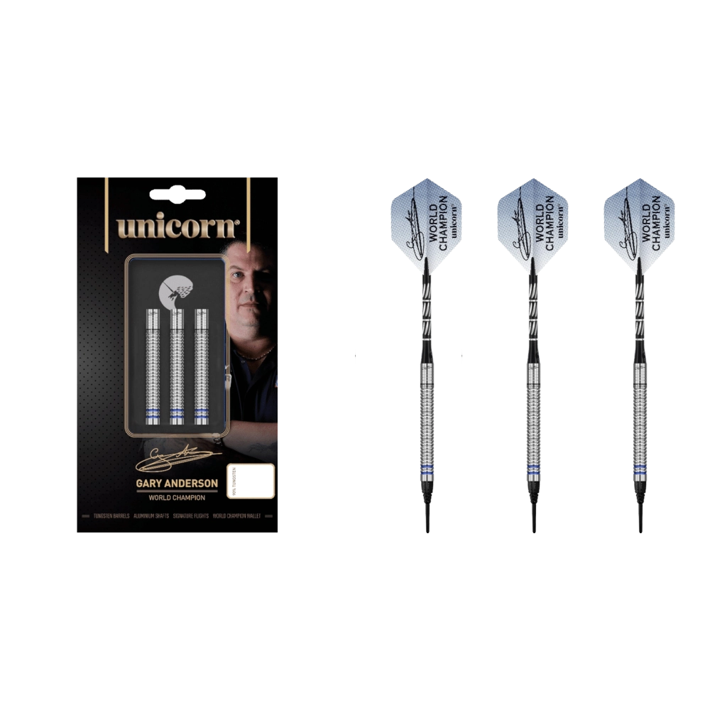 Unicorn Gary Anderson Phase 3 Soft Tip Darts 90%