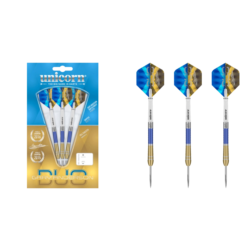Unicorn Gary Anderson Phase 6 Duo Steel Tip Darts 90%