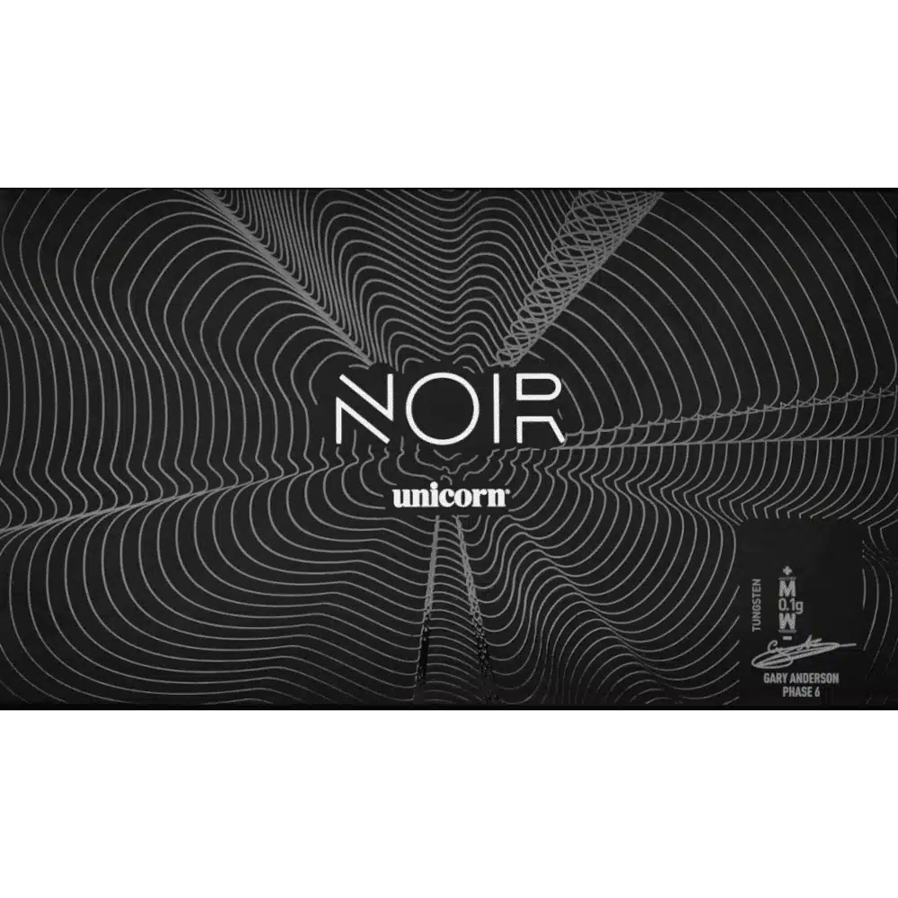 Unicorn Gary Anderson Phase 6 Noir Soft Tip Darts 90%