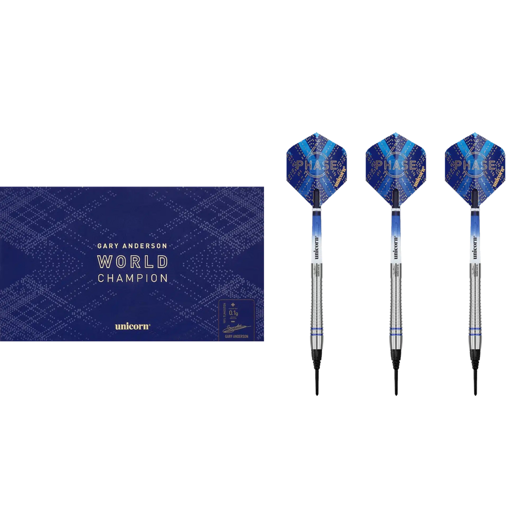 Unicorn Gary Anderson Phase 6 Soft Tip Darts 90%