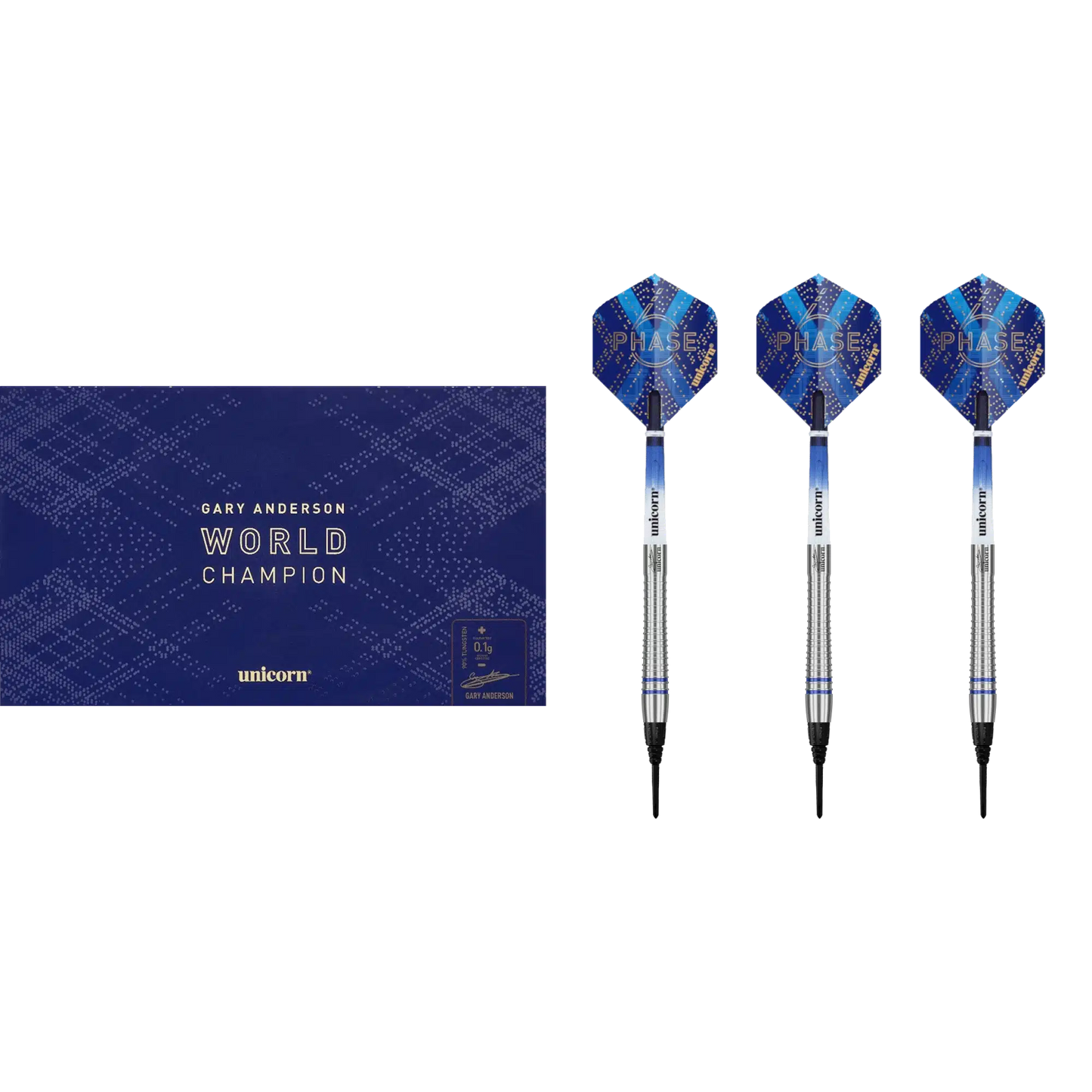 Unicorn Gary Anderson Phase 6 Soft Tip Darts 90%