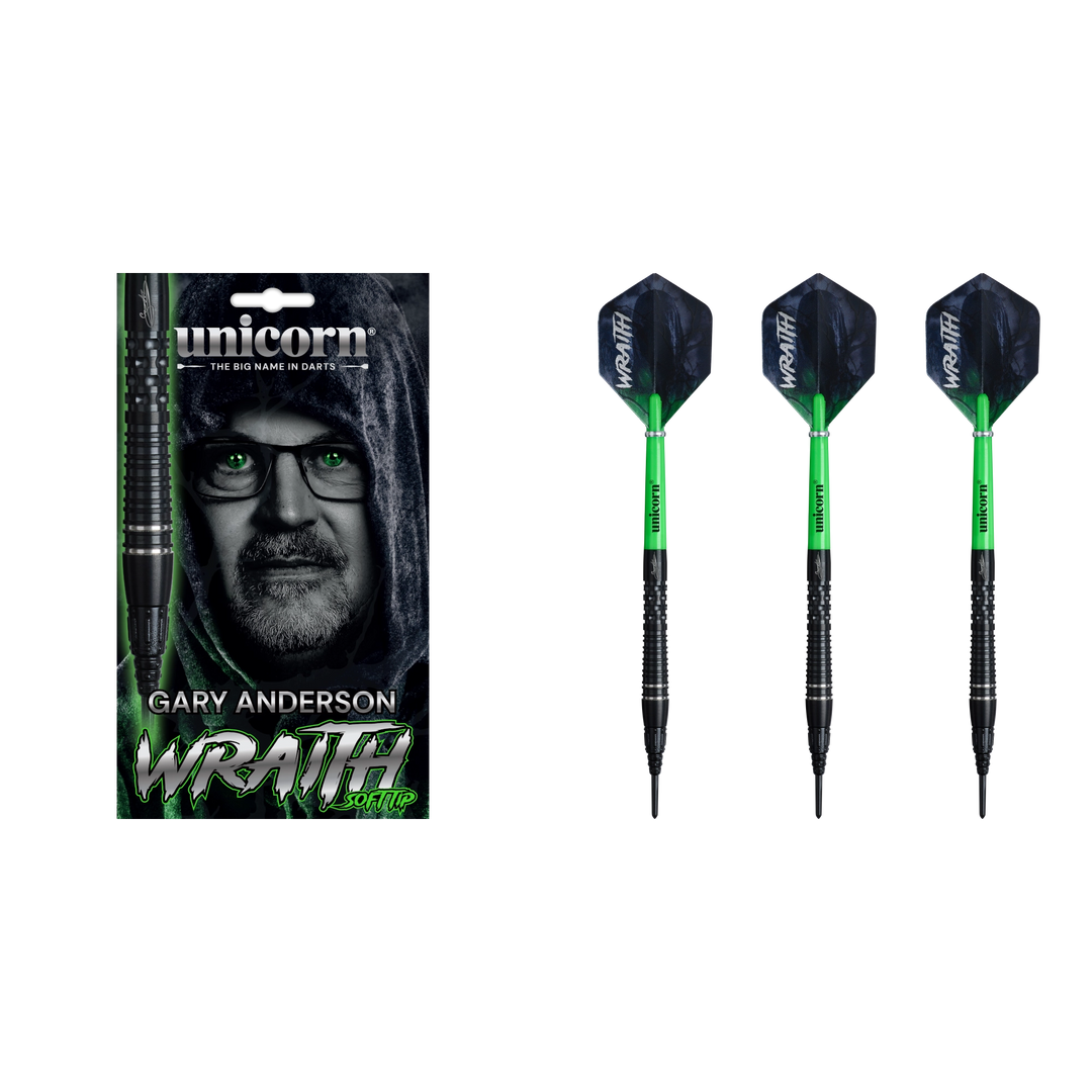 Unicorn Gary Anderson Phase 6 Wraith Soft Tip Darts 90%