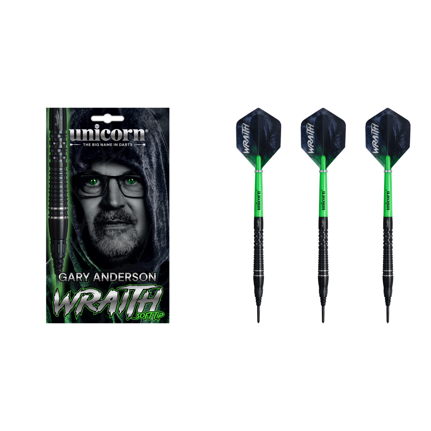 Unicorn Gary Anderson Phase 6 Wraith Soft Tip Darts 90%