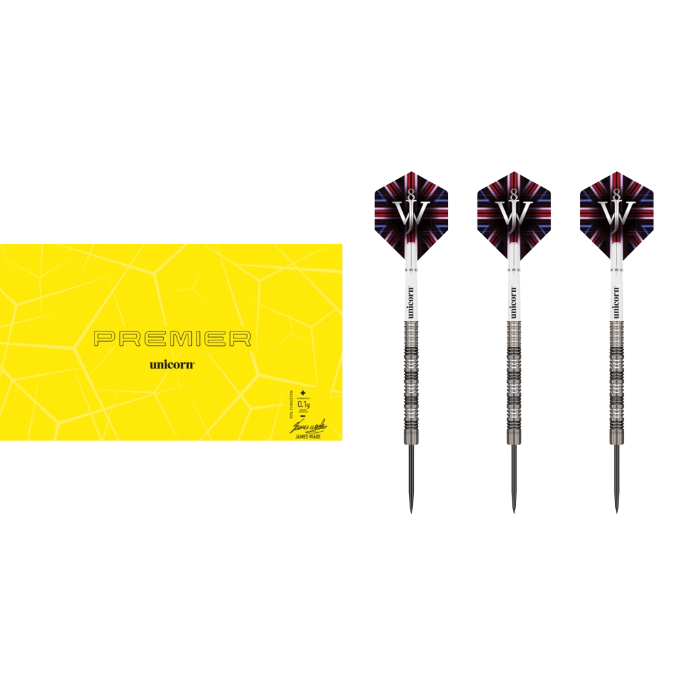 Unicorn James Wade Phase 2 Premier Steel Darts 90%