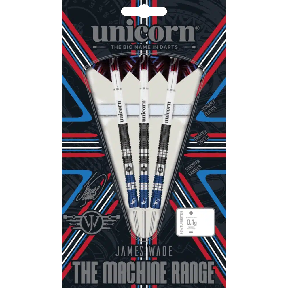 Unicorn James Wade Phase 2 Two Tone Steel Tip Darts 90%