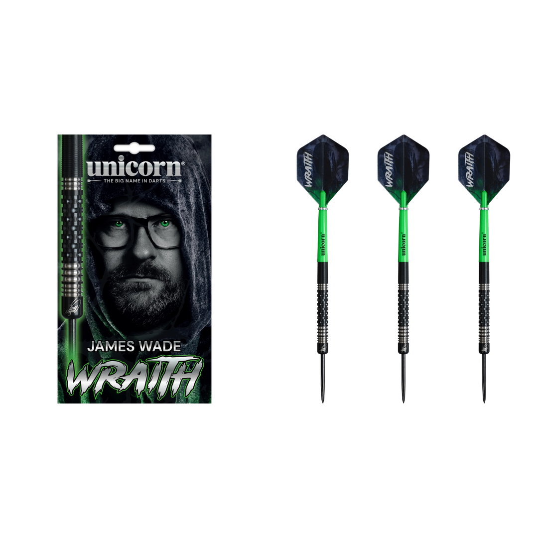Unicorn James Wade Phase 2 Wraith Steel Darts 90%