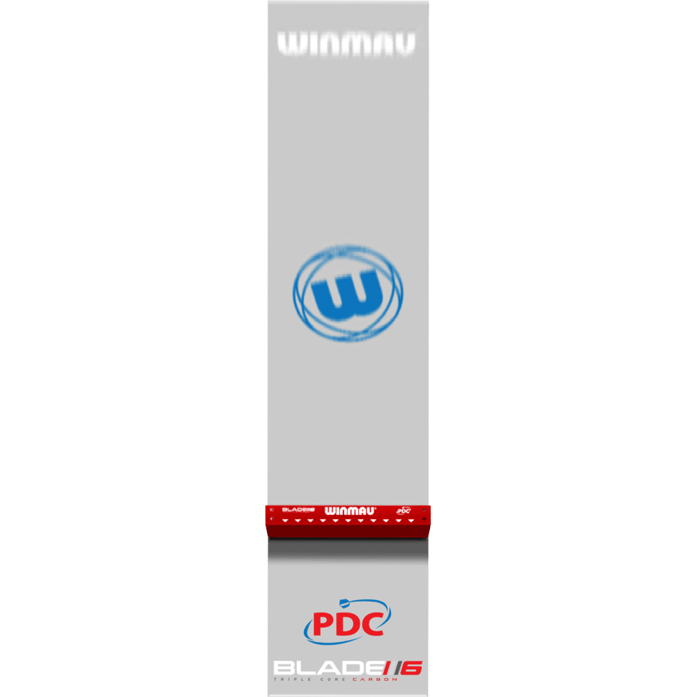 Winmau Clearzone PDC Dartmatte (transparent) mit Oche