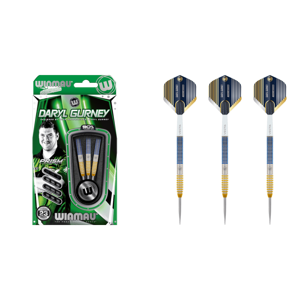 Winmau Daryl Gurney SC 1.0 Steel Tip Darts 90%