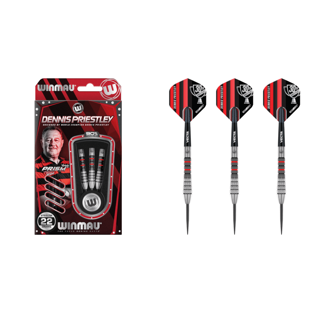 Winmau Dennis Priestley Diamond 3-Zero Steeldart 90%