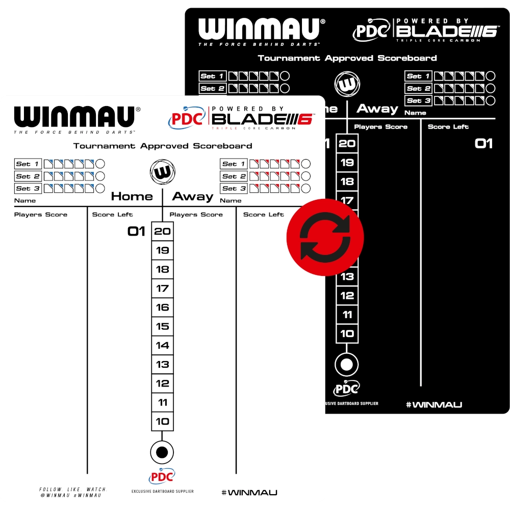 Winmau Dry Wipe Scoreboard