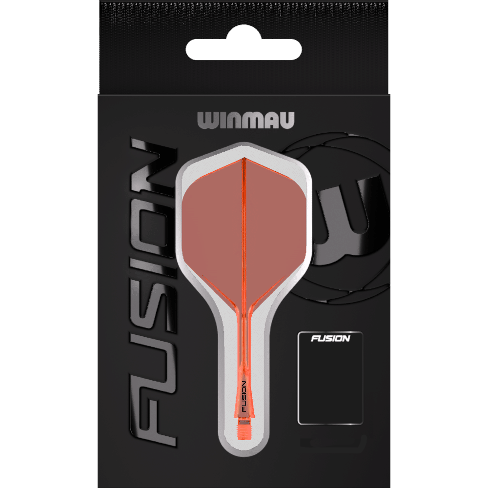 Winmau Fusion Standard No. 2 Flight Shaft System Orange