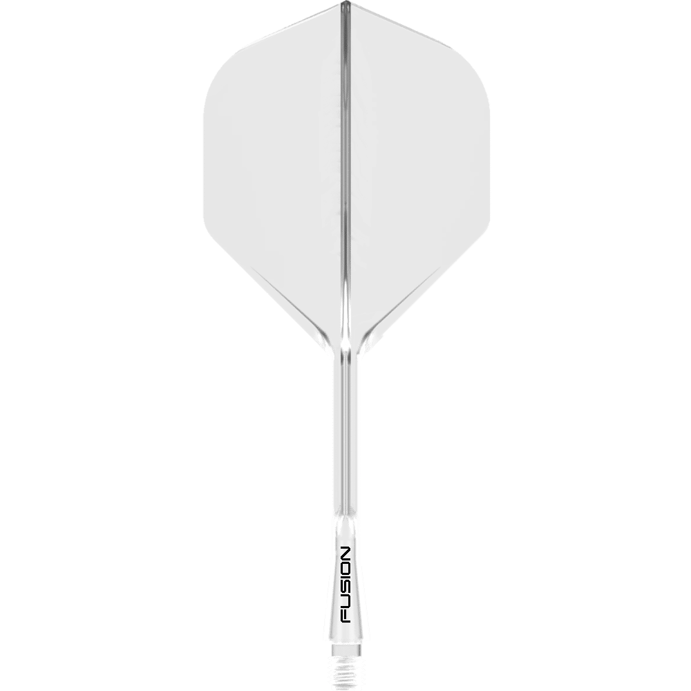 Winmau Fusion Standard No.2 Flight Shaft System Transparent – medium