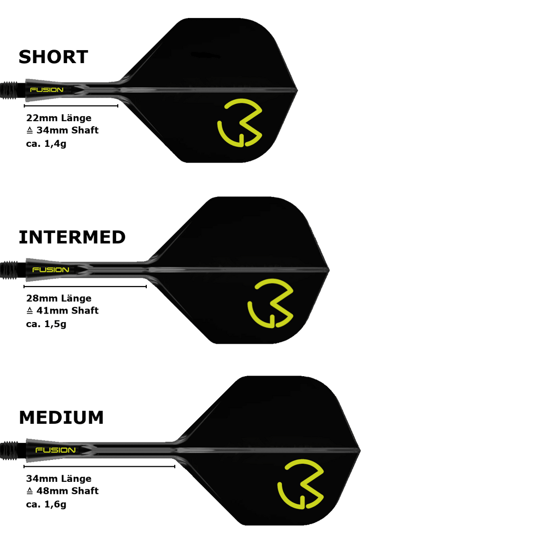 Winmau Fusion Michael van Gerwen Standard No.2 Flight Shaft System