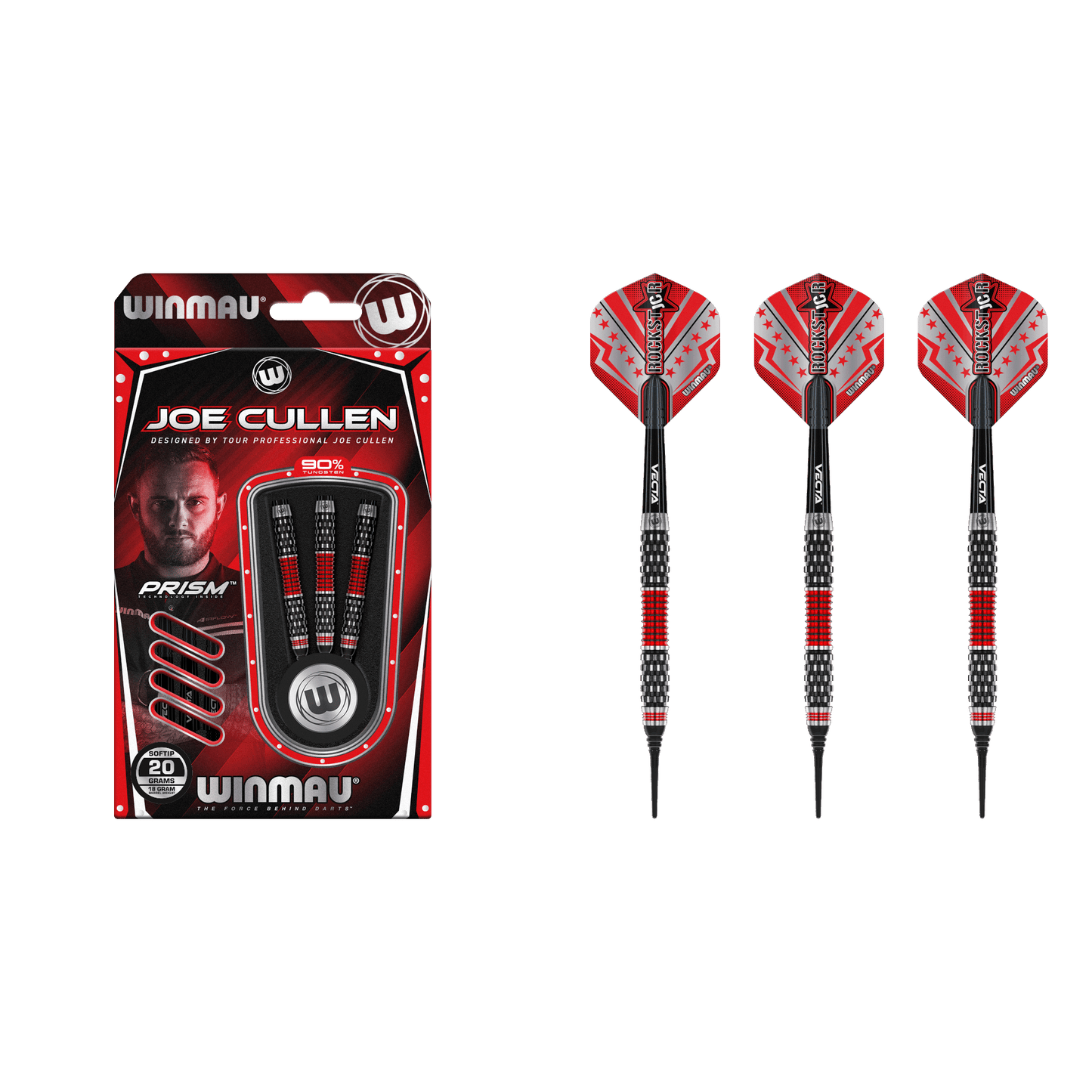 Winmau Joe Cullen Series RS 1.0 Soft Tip Dart 90%