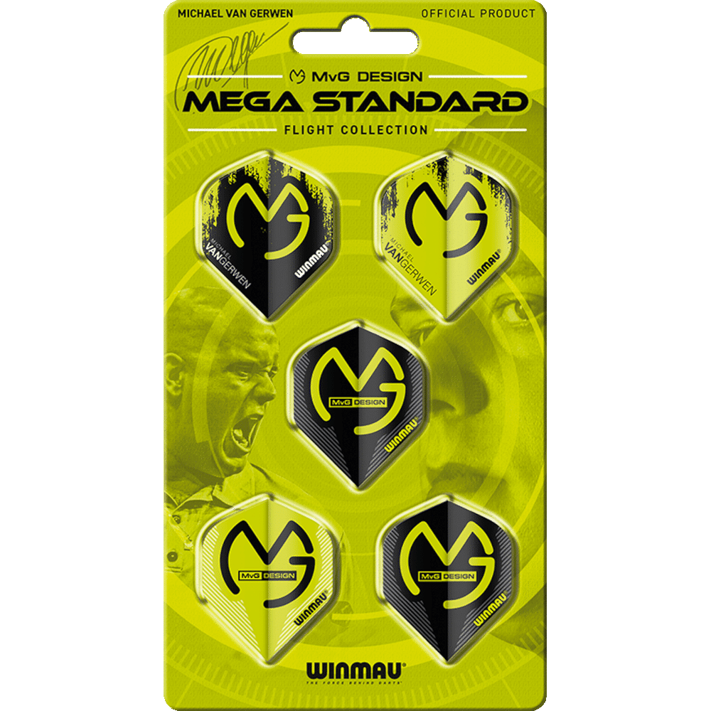 Winmau Mega Michael van Gerwen MVG Standard Flight Pack