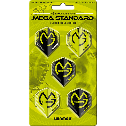 Winmau Mega Michael van Gerwen MVG Standard Flight Pack