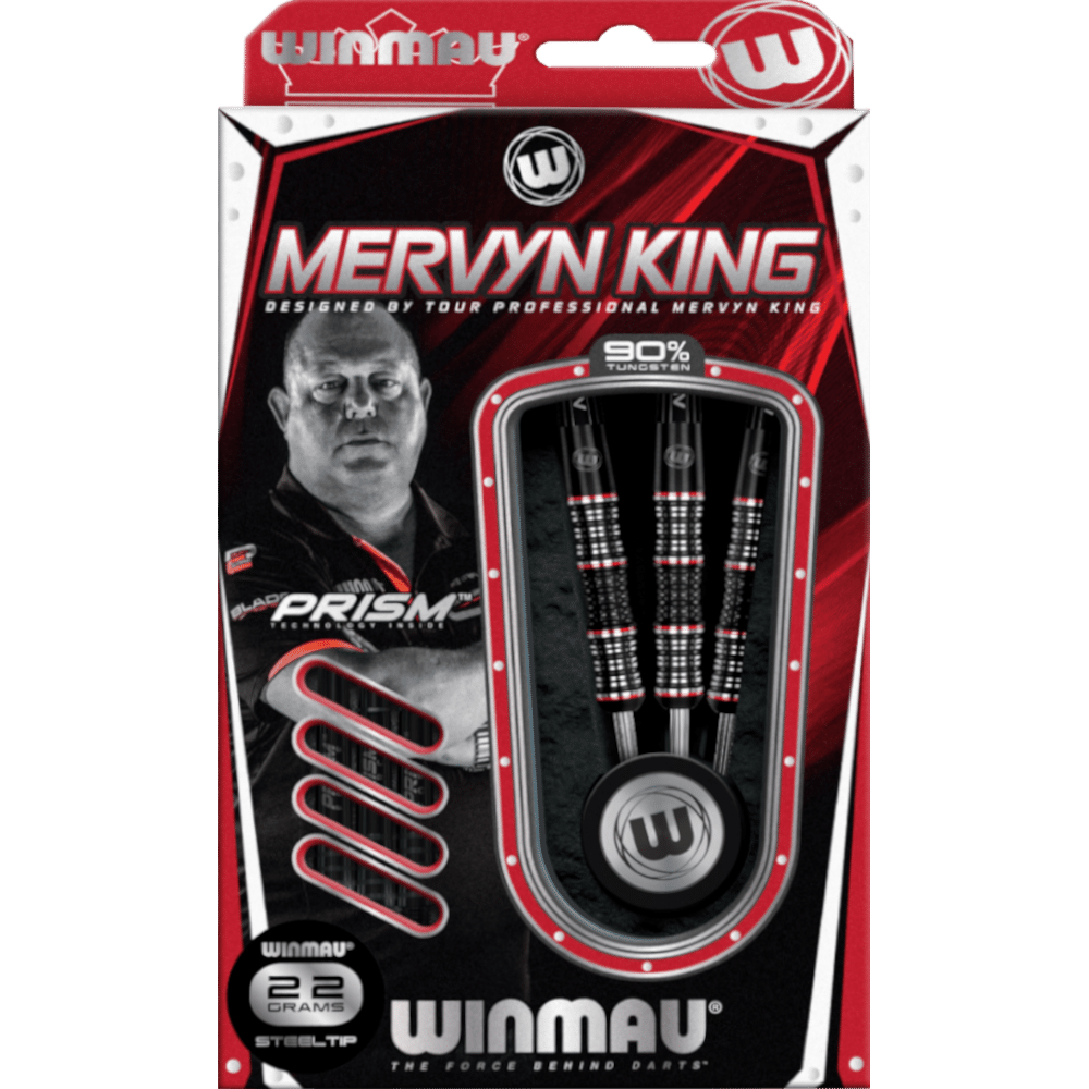 Winmau Mervyn King "King" SE Steel Tip Darts 90%