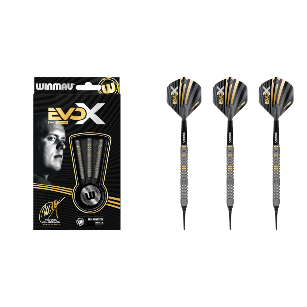 Winmau Michael van Gerwen EvoX Soft Tip Darts 90%