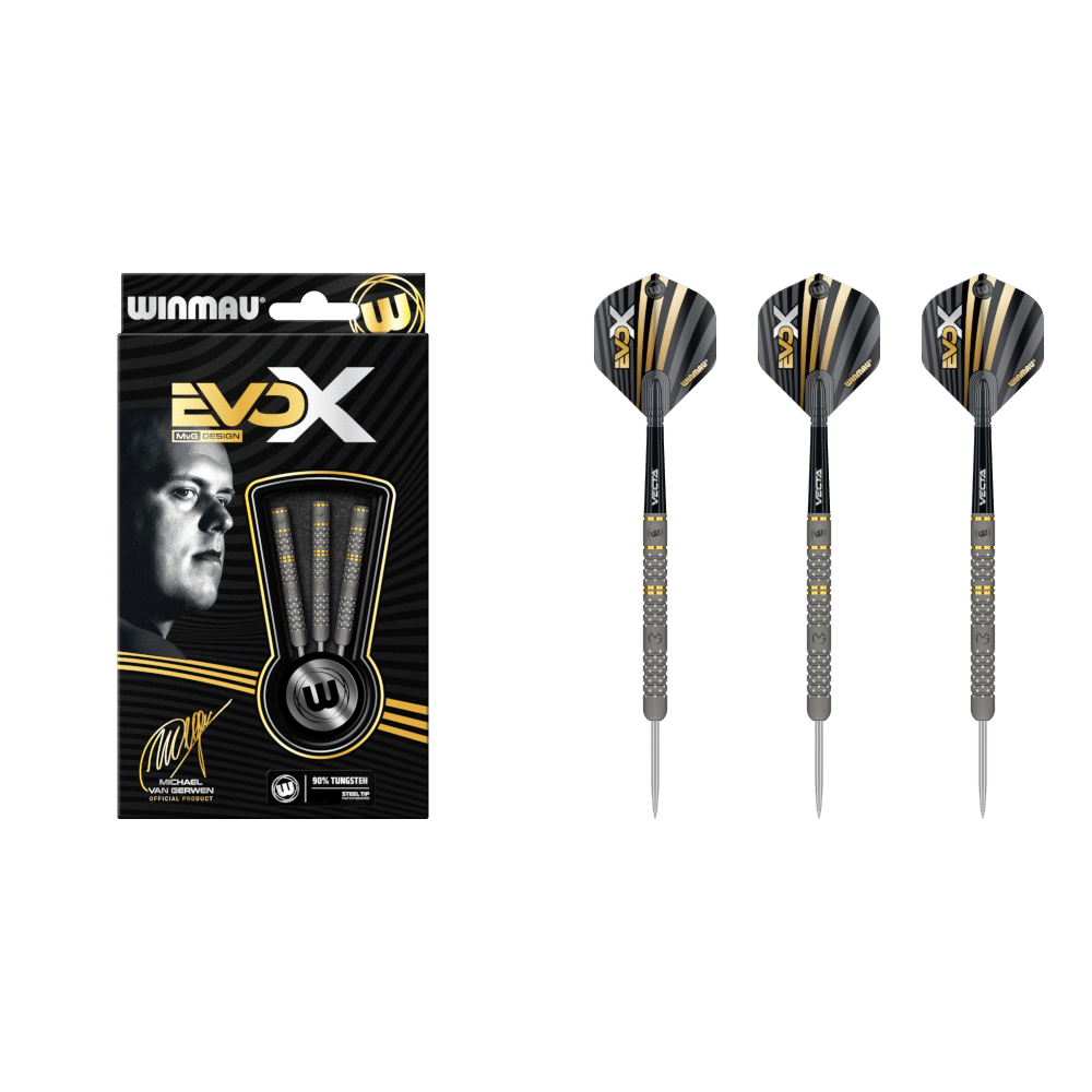 Winmau Michael van Gerwen EvoX Steel-Tip Darts 90%
