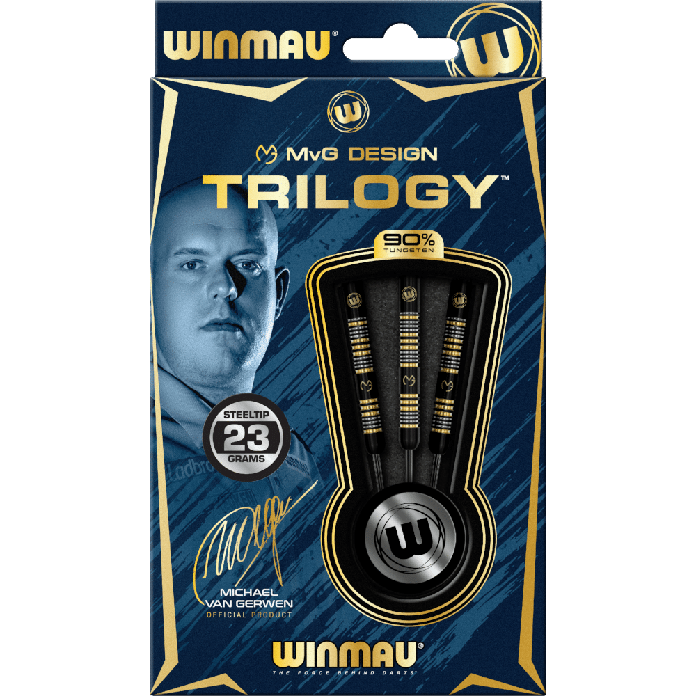 Winmau Michael van Gerwen "MvG" Trilogy Steel Tip Darts 90%