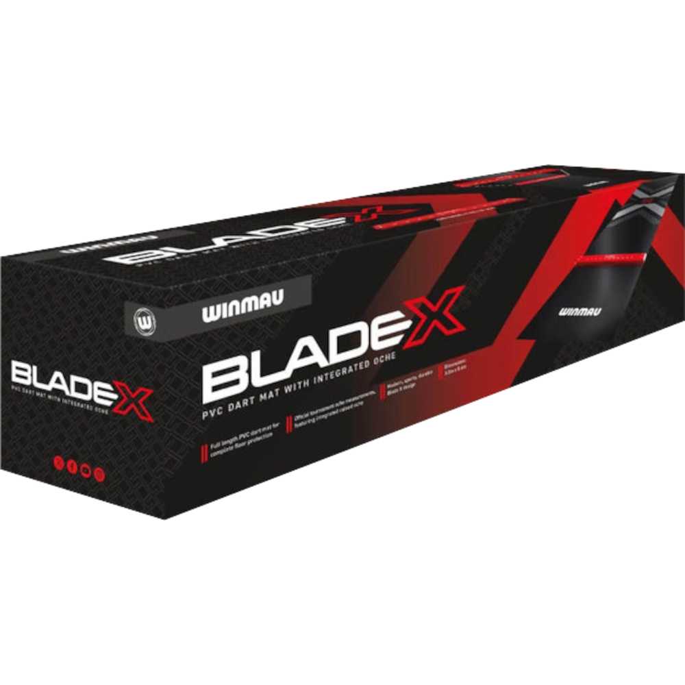 Winmau Pro Zone Blade X PVC Matte mit Oche