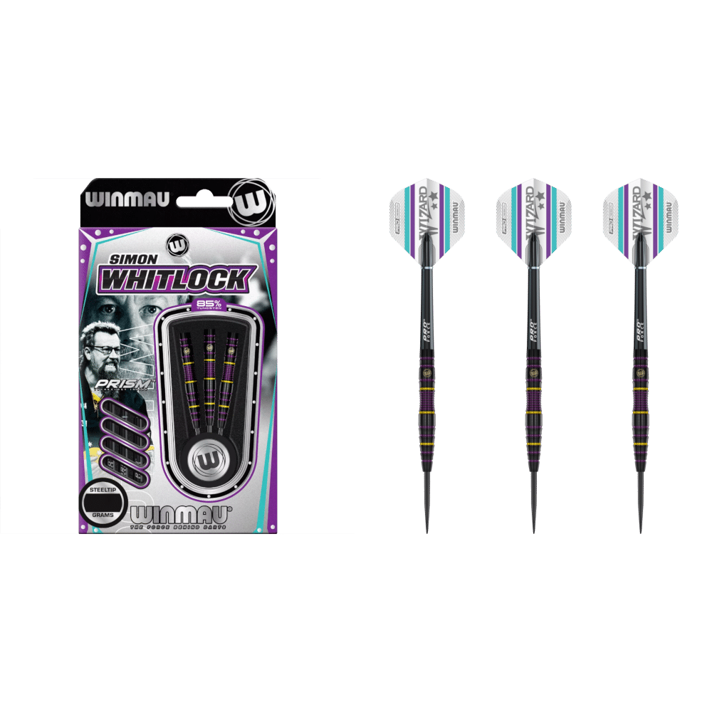 Winmau Simon Whitlock "Wizard" Pro Series Steel-Tip Darts 85%