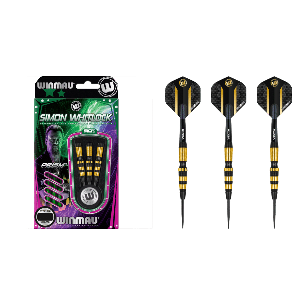 Winmau Simon Whitlock "Wizard" Dynamic SE Steel Tip Darts 90%