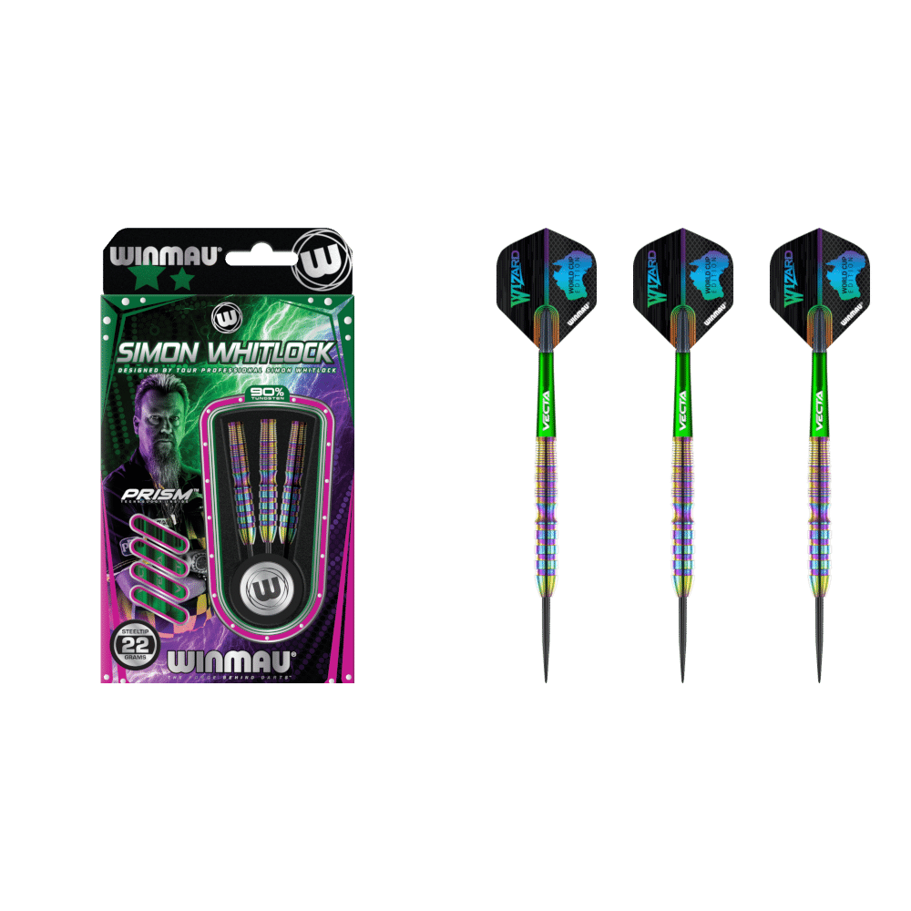 Winmau Simon Whitlock "Wizard" World Cup SE Steel-Tip Dart 90%
