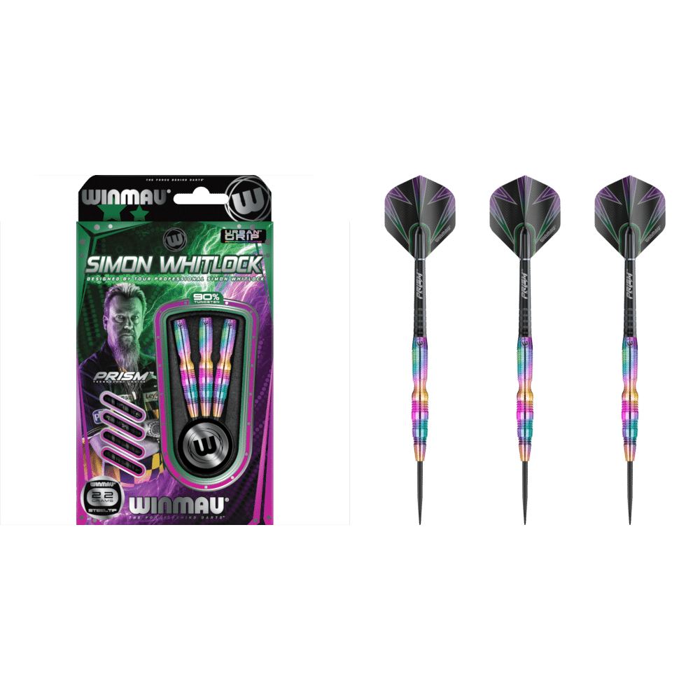 Winmau Simon Whitlock "Wizard" Steel Tip Darts 90%