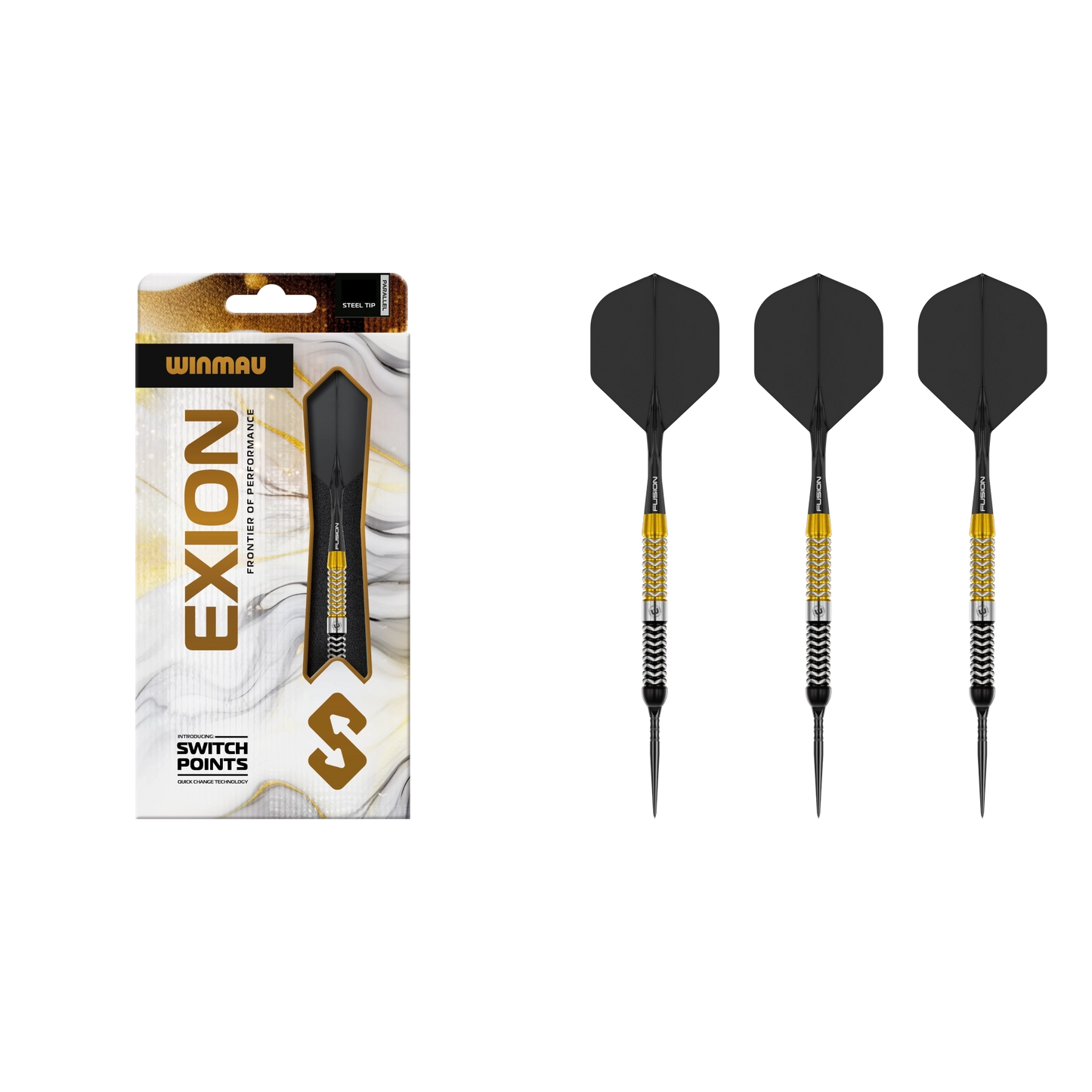Winmau Exion Switch Point Steel Darts 90%