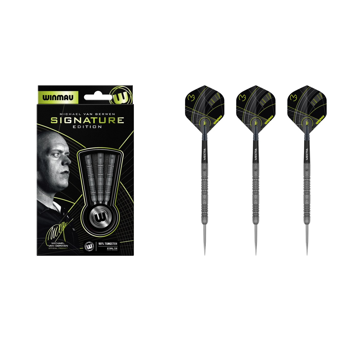 Winmau Michael van Gerwen Signature Edition Steeldart 90%