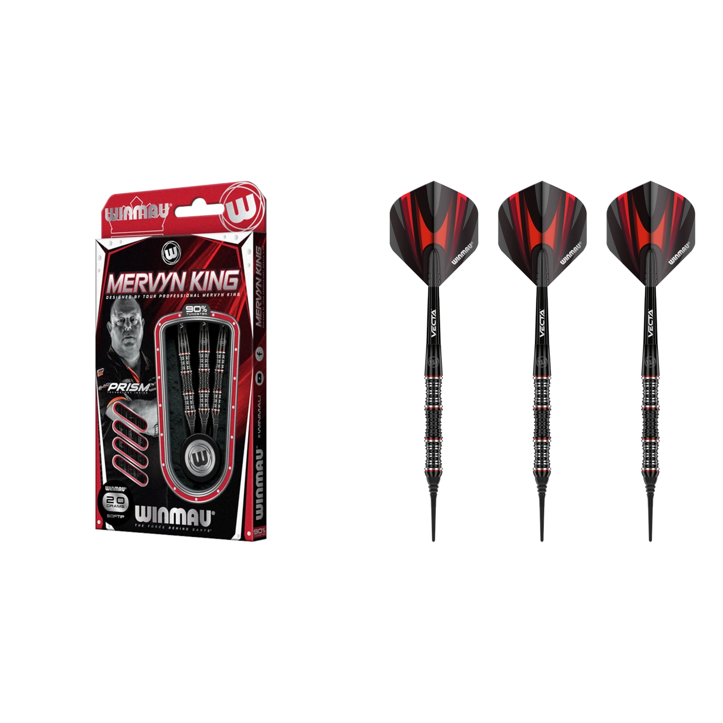 Winmau Mervyn King "King" SE Softdart 90%