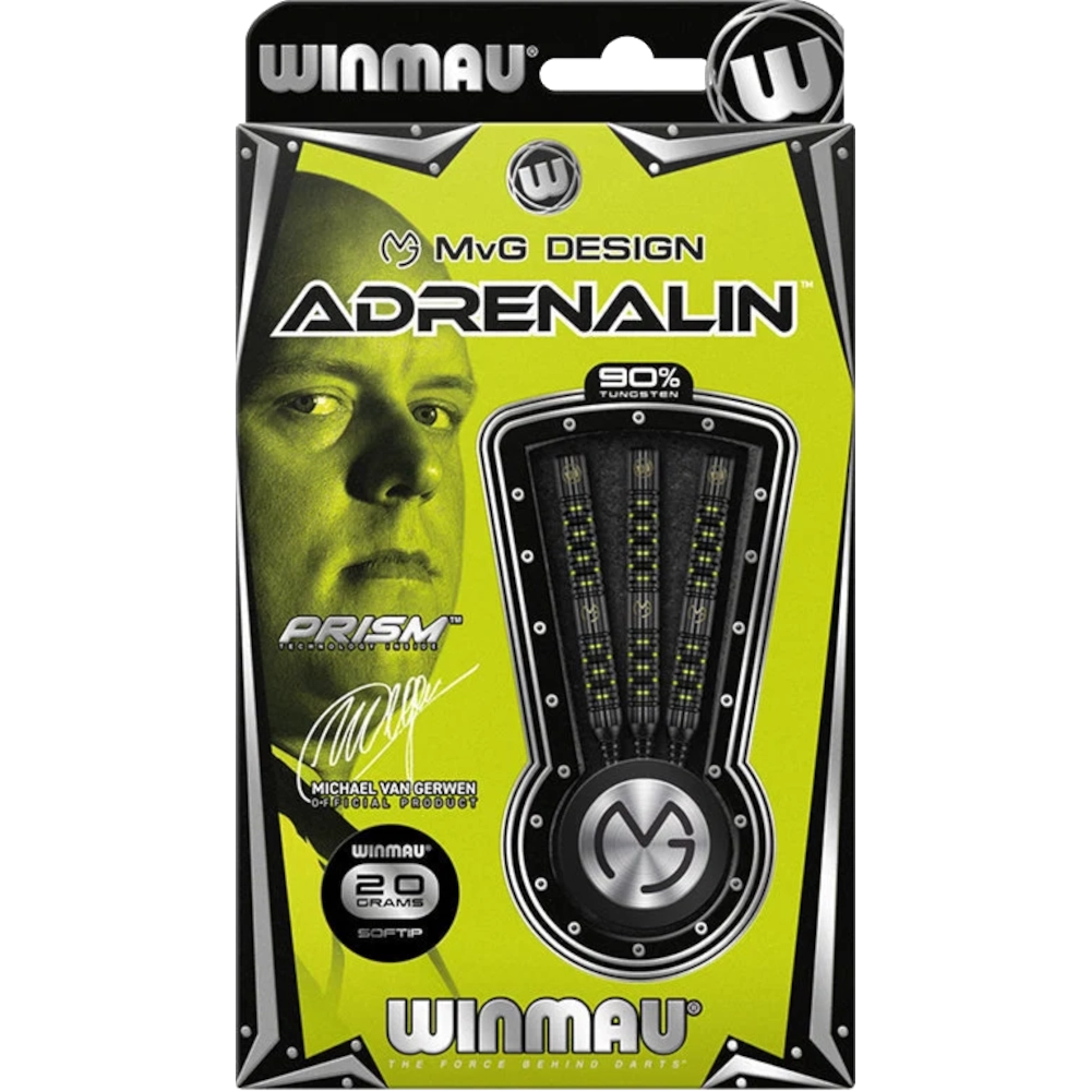 Winmau Michael van Gerwen "MvG" Adrenalin Softdart 90%