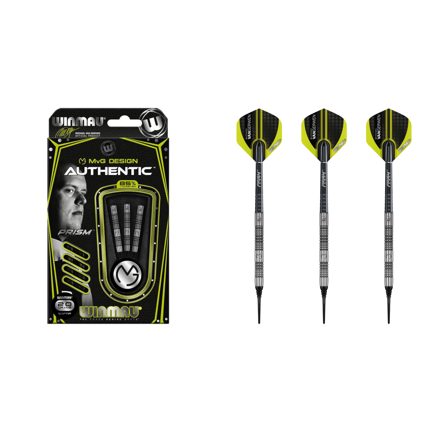 Winmau Michael van Gerwen "MvG" Authentic Softdart 85%