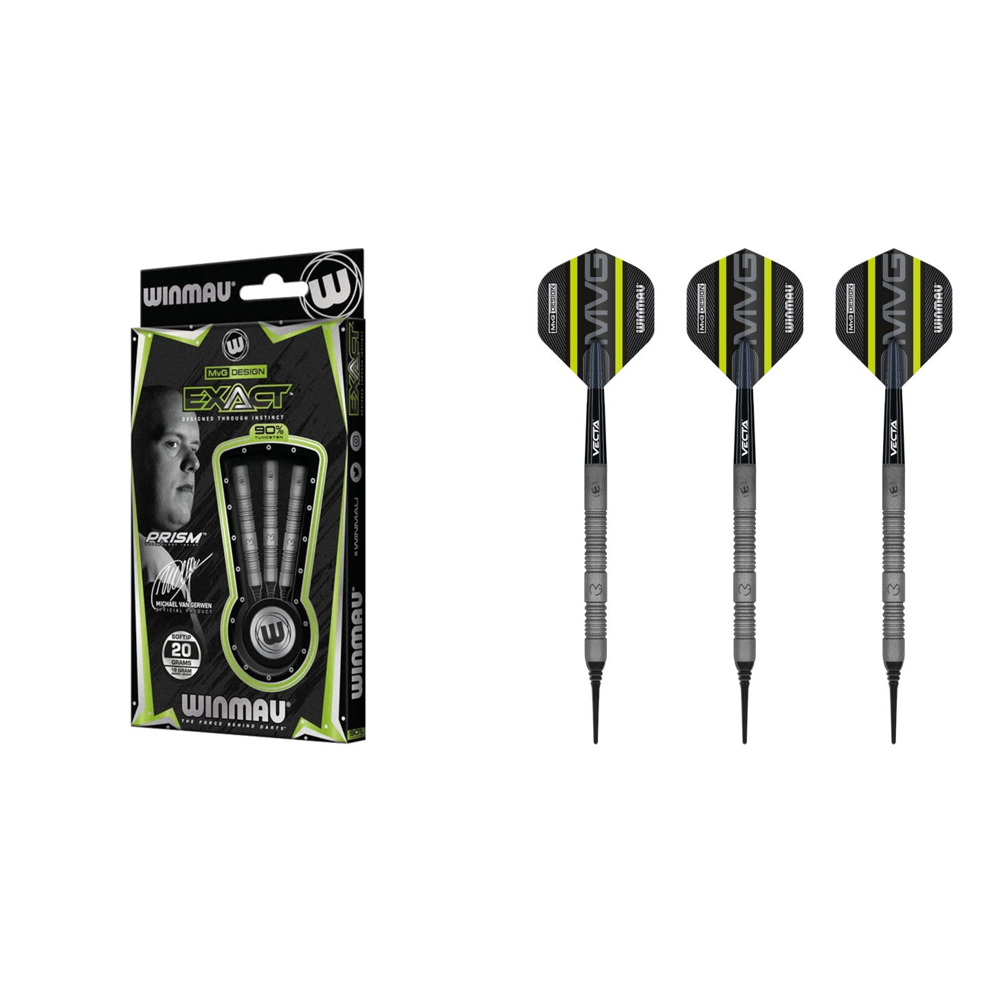 Winmau Michael van Gerwen "MvG" Exact Softdart 90%