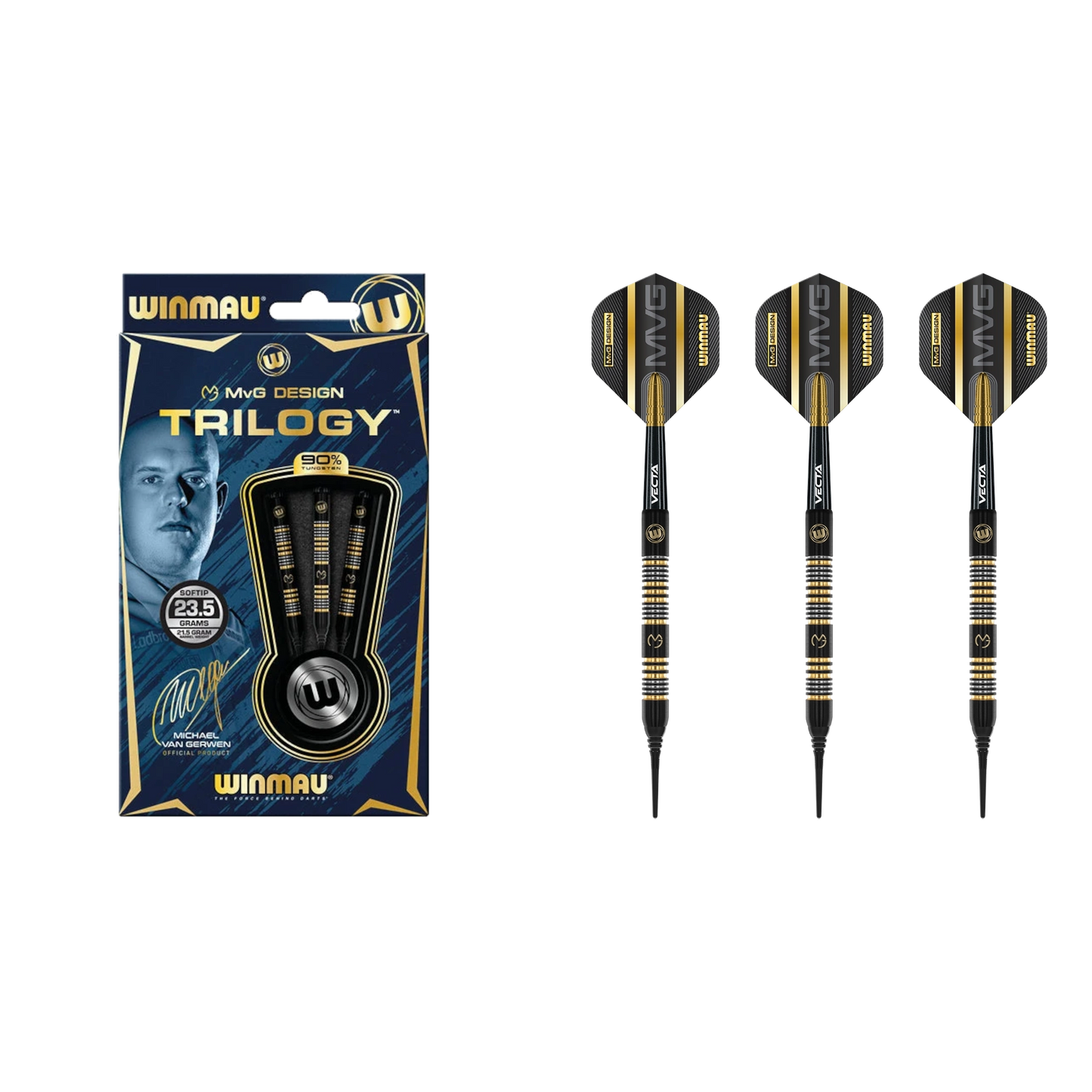 Winmau Michael van Gerwen "MvG" Trilogy Softdart 90%