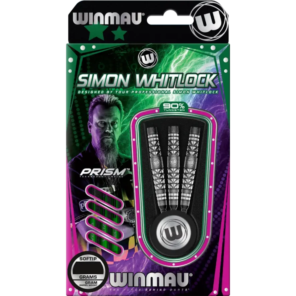 Winmau Simon Whitlock "Wizard" Atomised Soft Tip Darts 90%