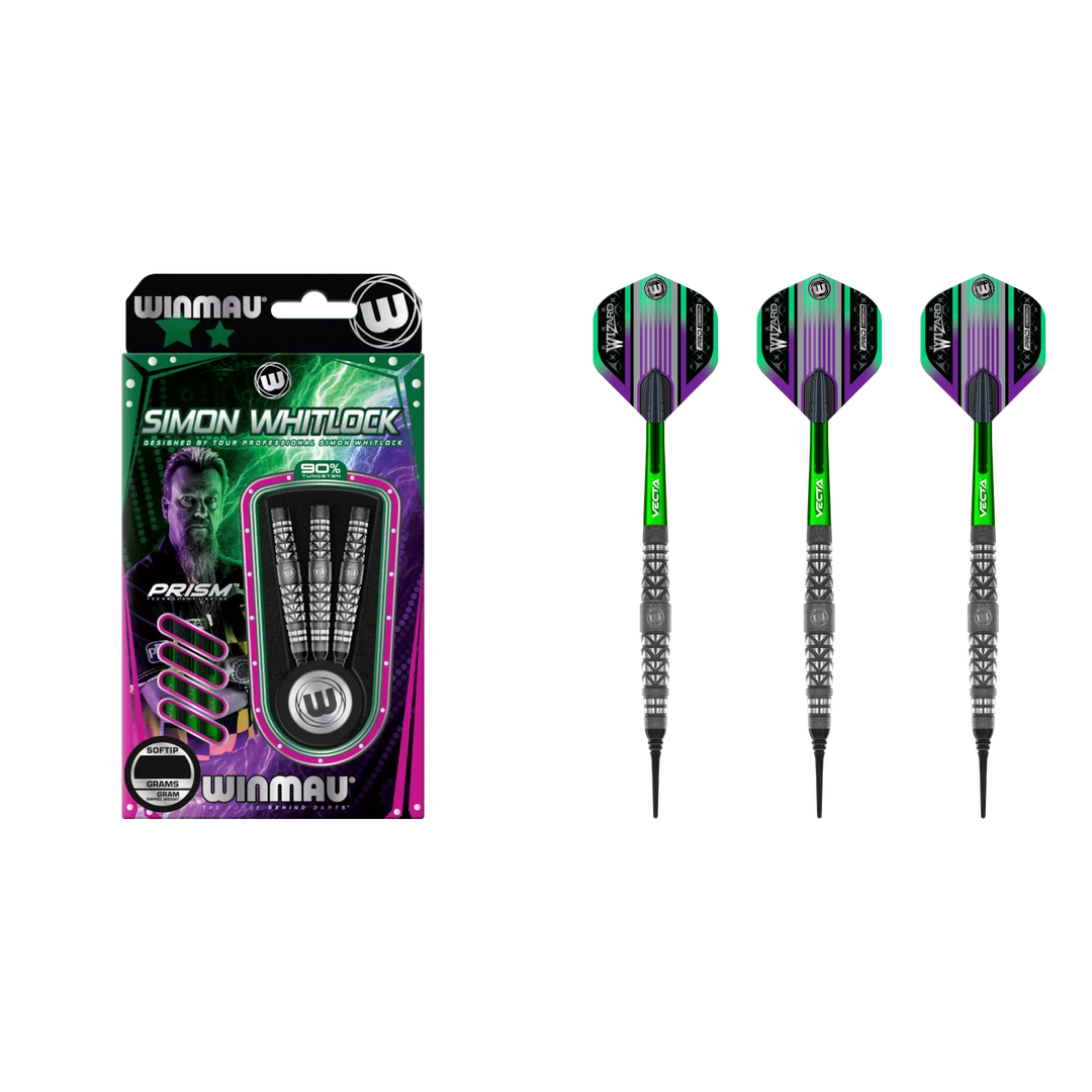 Winmau Simon Whitlock "Wizard" Atomised Soft Tip Darts 90%