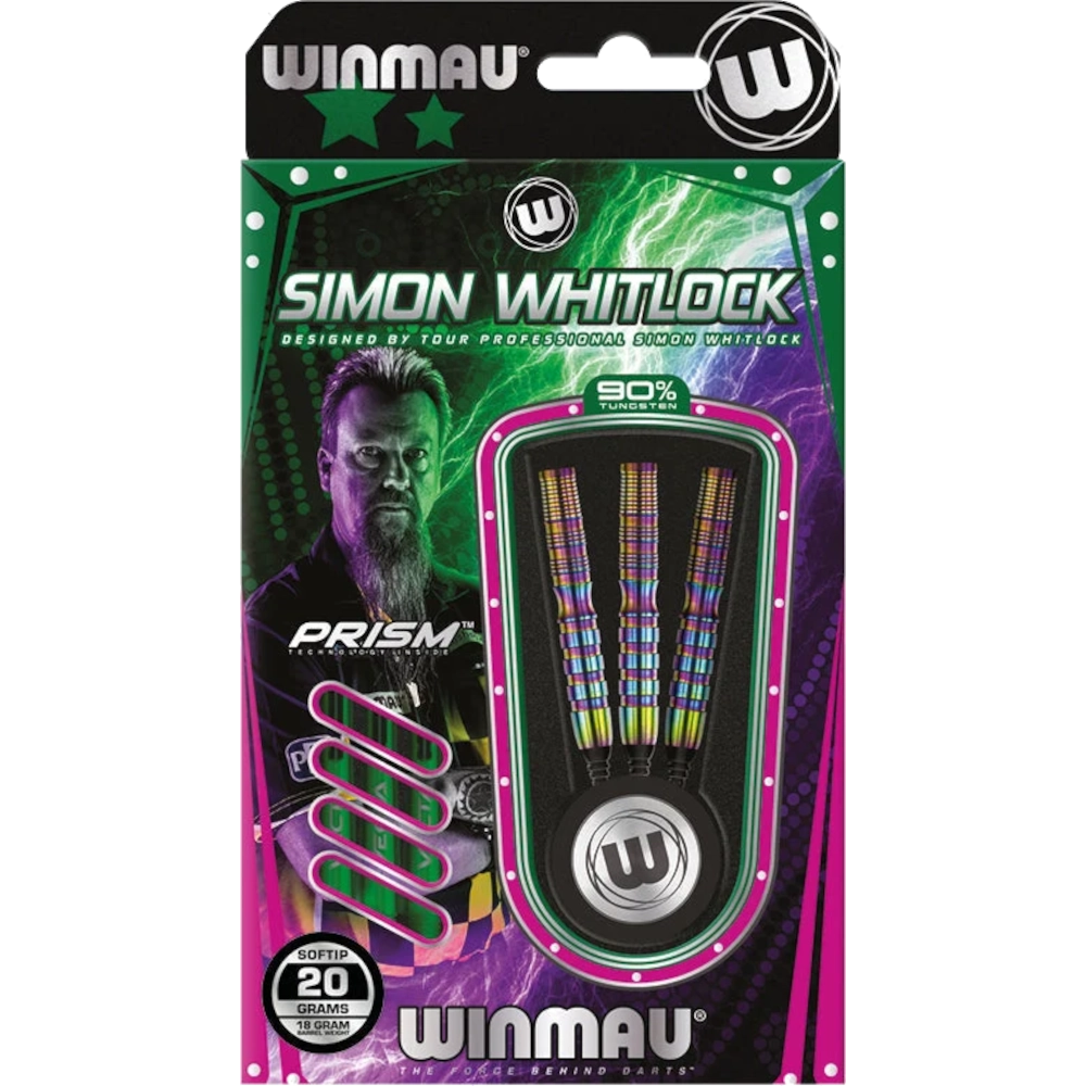 Winmau Simon Whitlock "Wizard" World Cup SE Soft Tip Darts 90%