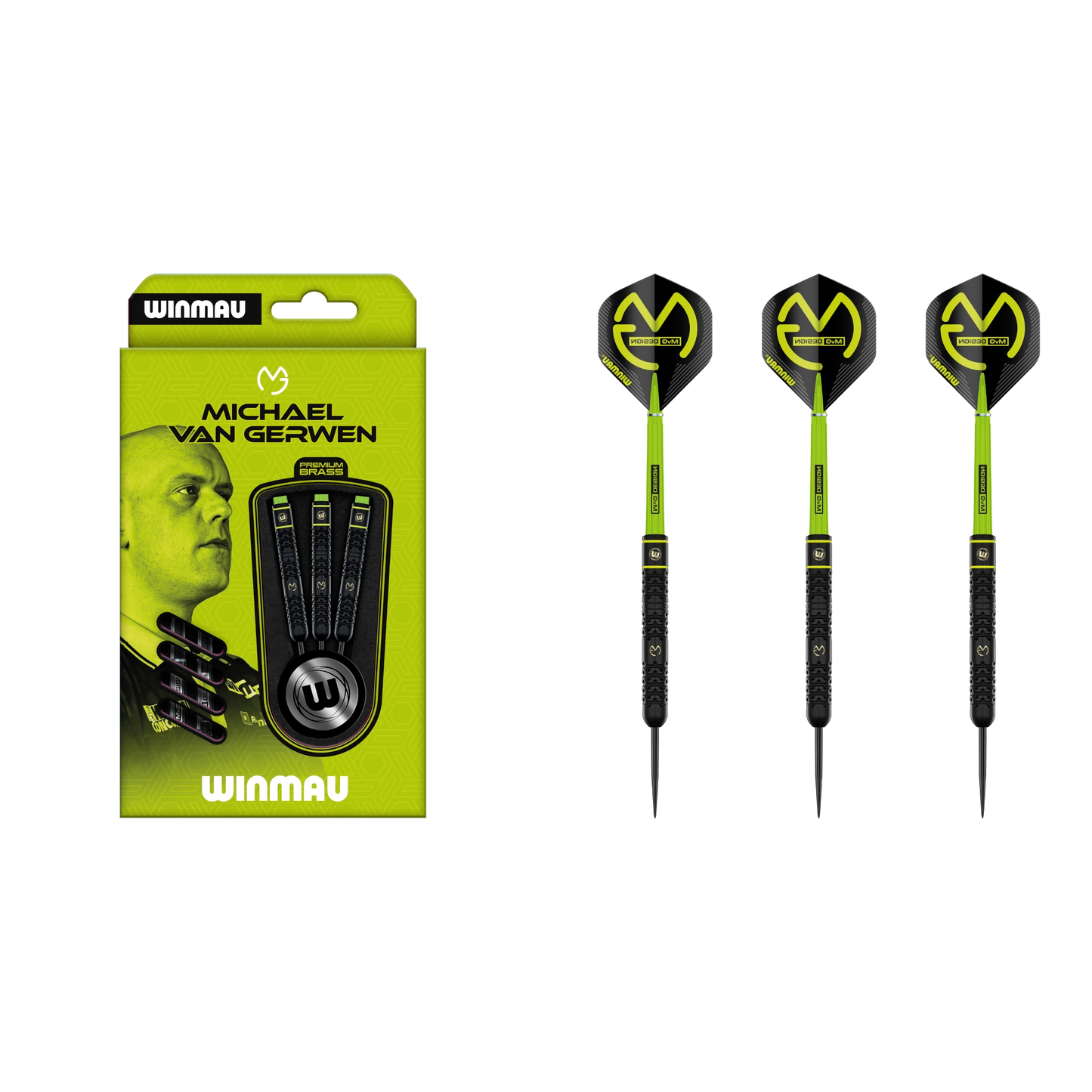 Winmau Michael van Gerwen Brass Steeldart