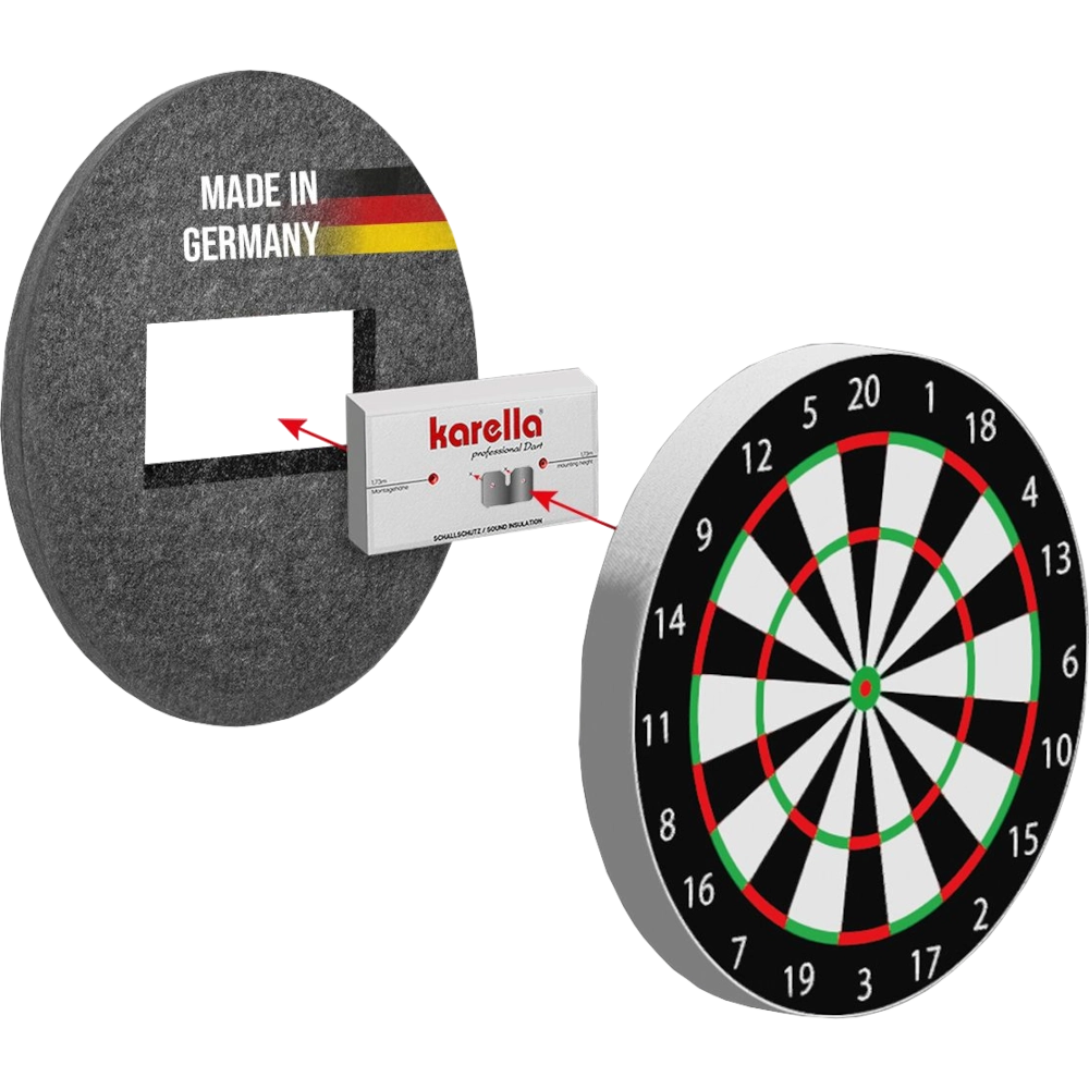 Karella Compact Soundproofing for Steel Dartboards
