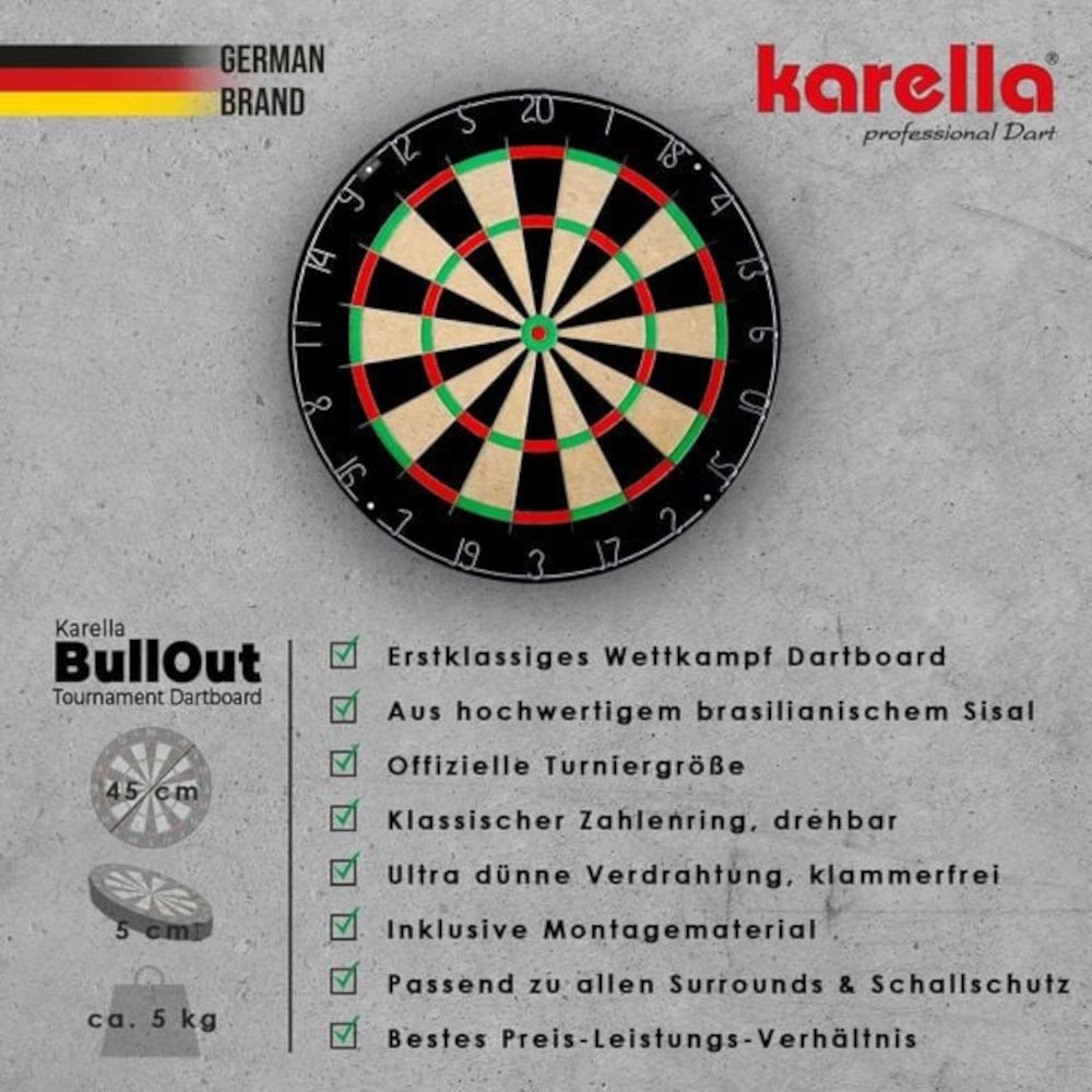 Karella BullOut Dartboard