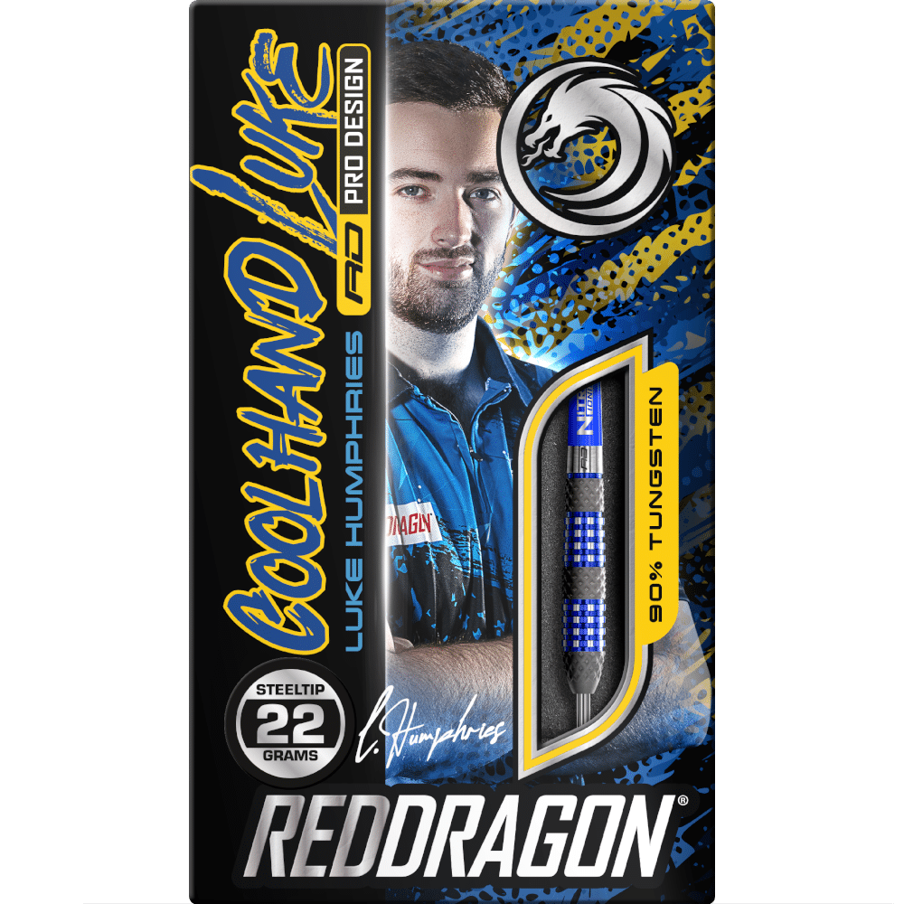 Red Dragon Luke Humphries "Coolhand Luke" TX2 Dart 90 - Pack