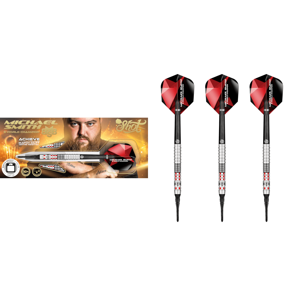 Shot! Michael Smith Achieve Softdart 90% - What's in the Box