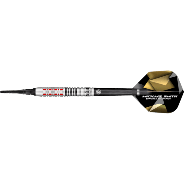 Shot Michael Smith Believe Softdart 90% - Seitenansicht