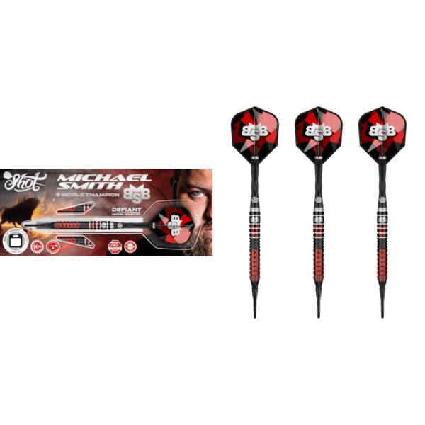 Shot Michael Smith Defiant Softdart 90% - What's in the Box