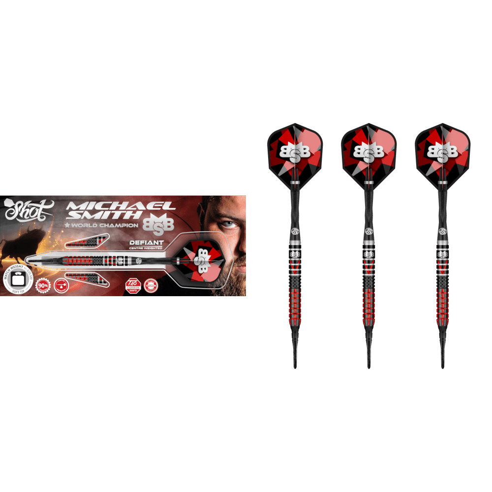 Shot Michael Smith Defiant Softdart 90% - What's in the Box