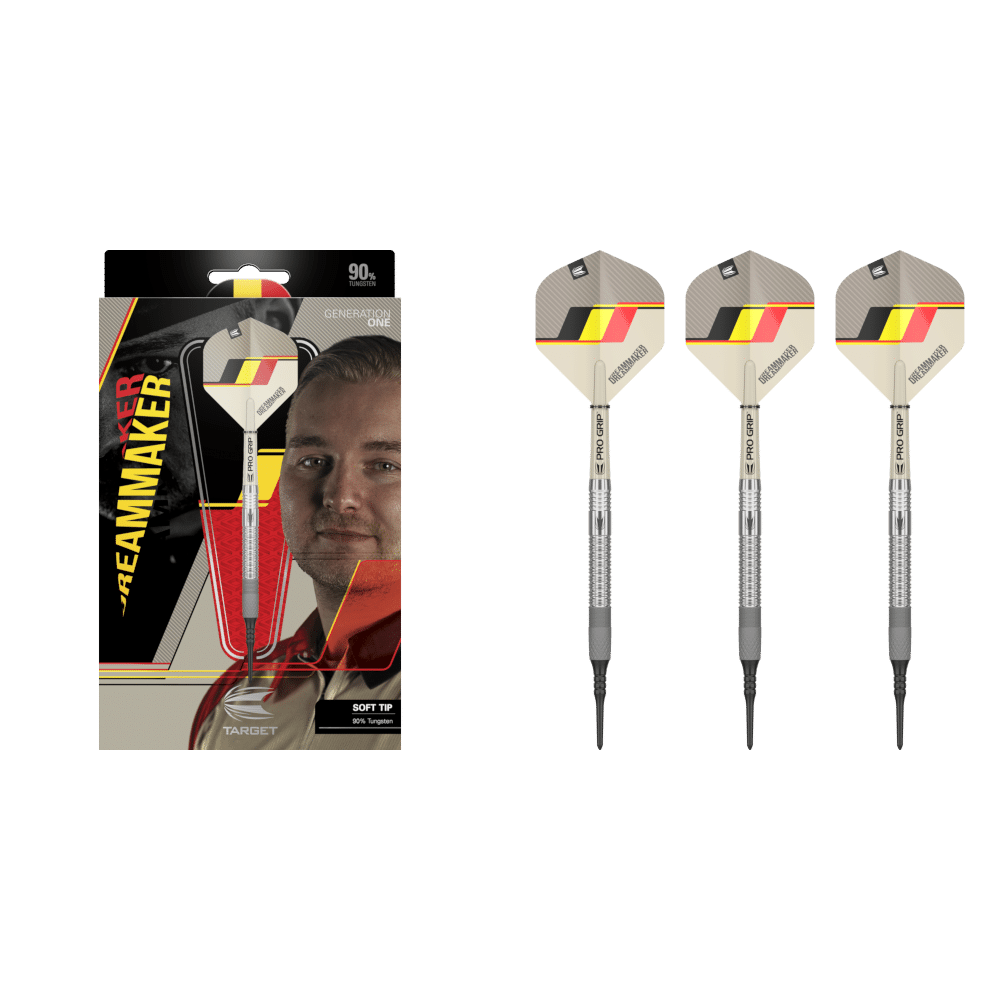 Target Dimitri van den Bergh G1 Softdart 90% - What's in the Box