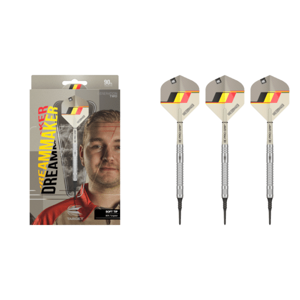 Target Dimitri van den Bergh G2 Softdart 90% - What's in the Box