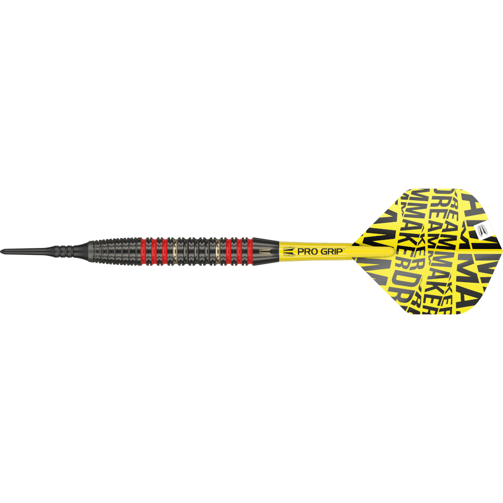 Target Dimitri van den Bergh Softdart Brass - Seitenansicht